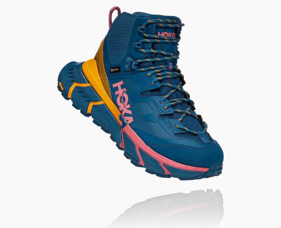 Hoka One One Turisticke Topanky Damske Modre - TenNine Hike GORE-TEX - 65420-YBMQ